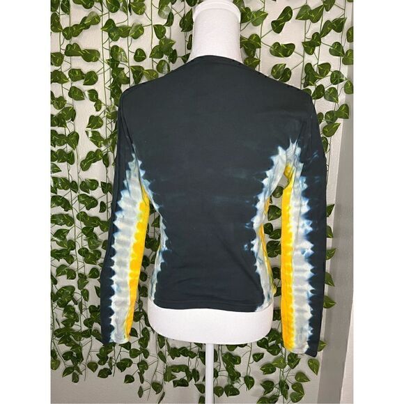 NFL Steelers Multicolor Cotton Long Sleeve Tie-Dye Fitted T-Shirt Size Large - Picture 2 of 6